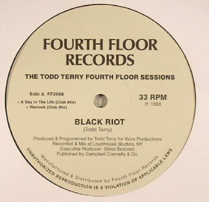 BLACK RIOT/MASTERS AT WORK - The Todd Terry Fourth Floor Sessions