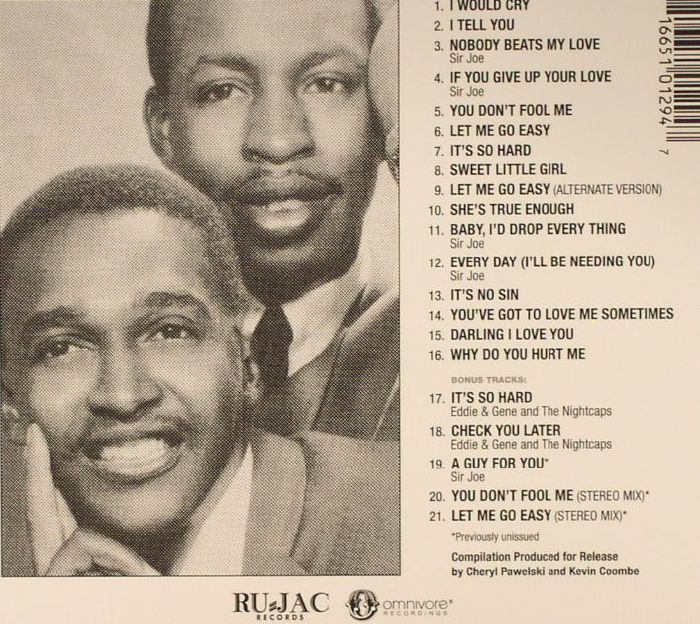 GENE & EDDIE - True Enough: Gene & Eddie With Sir Joe At Ru-Jac