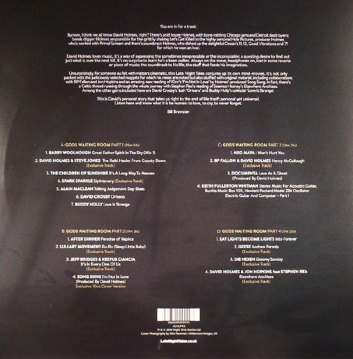 HOLMES, David/VARIOUS - Late Night Tales