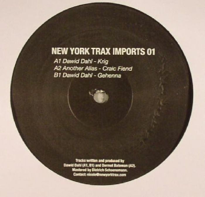 DAHL, Dawid/ANOTHER ALIAS - New York Trax Imports 01