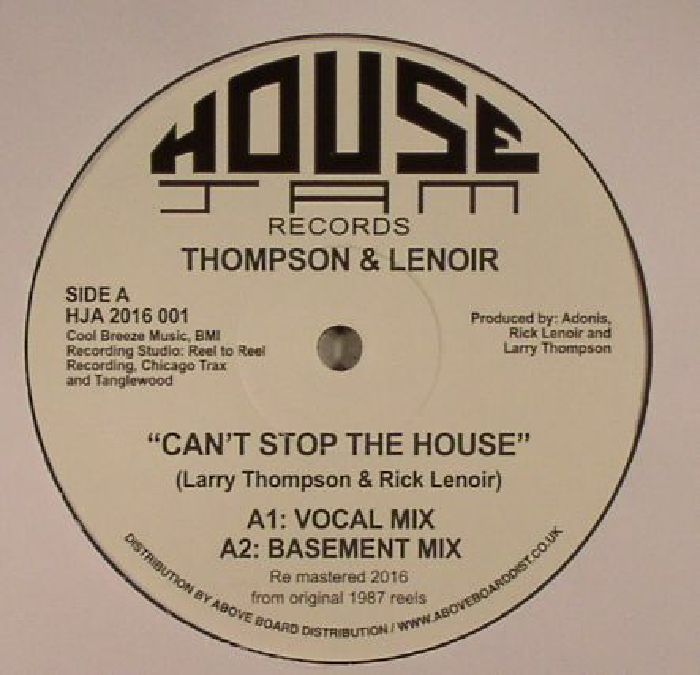 THOMPSON & LENOIR - Can't Stop The House (reissue)