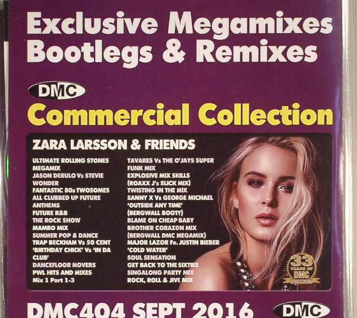 VARIOUS - DMC Commercial Collection September 2016: Exclusive Megamixes Bootlegs & Remixes (Strictly DJ Only)