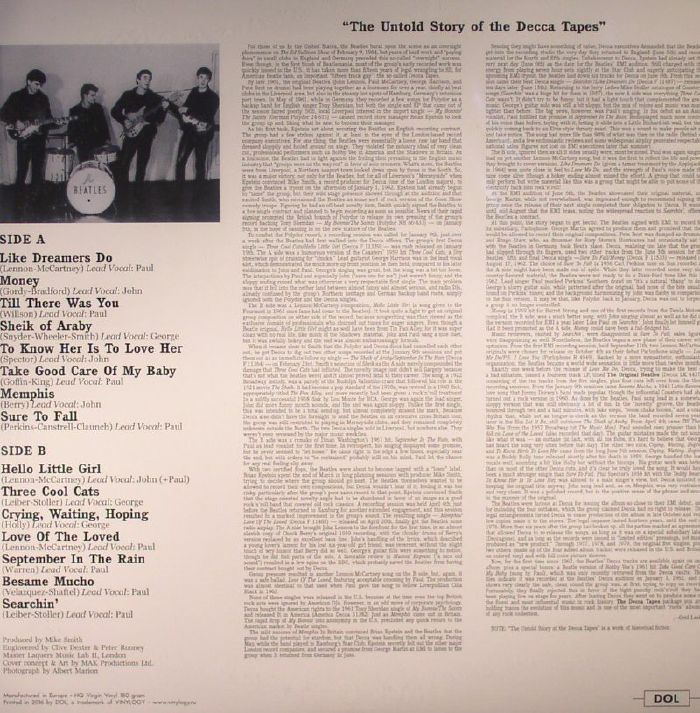 Beatles - The Decca Tapes - Amazoncom Music