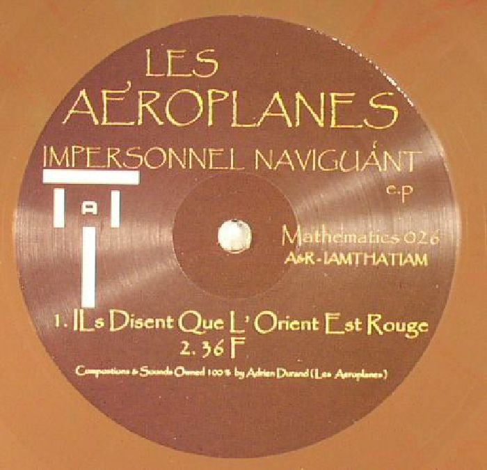 LES AEROPLANES - Impersonal Naviguant EP (reissue)