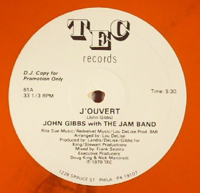 GIBBS, John with THE JAM BAND - J'Ouvert