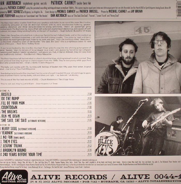 BLACK KEYS, The - The Big Come Up