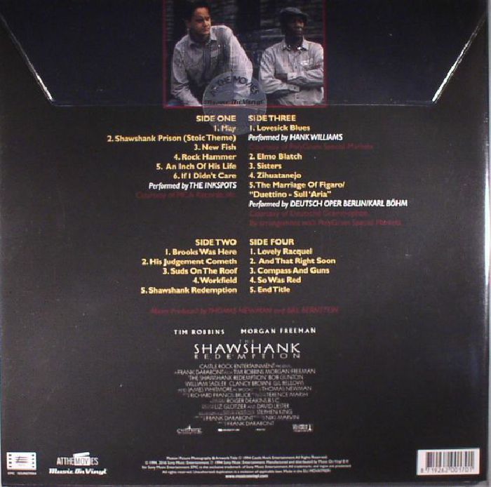 Redemption soundtrack. OST "Shawshank Redemption". The Shawshank Redemption a Rock Hammer.