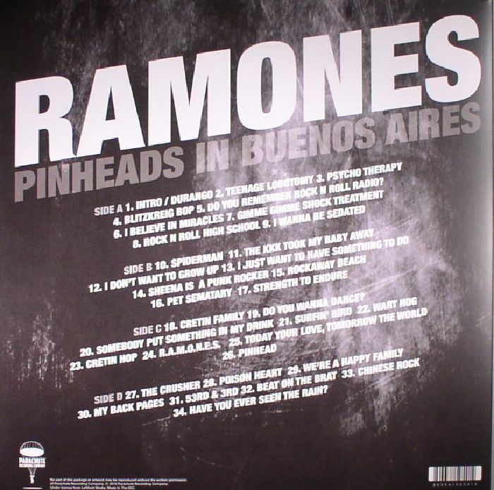 Ramones Rocket To Russia Remastered Rare