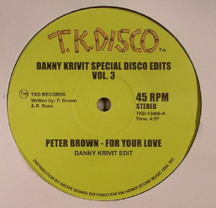 KRIVIT, Danny/PETER BROWN/JIMMY McGRIFF - Danny Krivit Special Disco Edits Vol 3