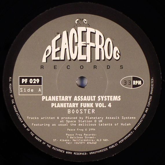 PLANETARY ASSAULT SYSTEMS - Planetary Funk Volume 4