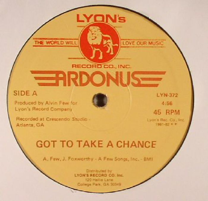 ARDONUS - Got To Take A Chance