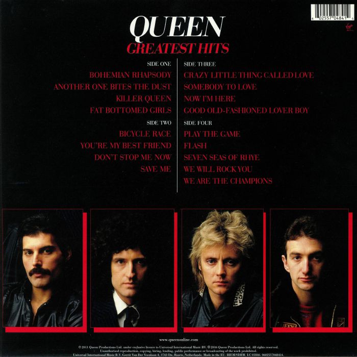 QUEEN - Greatest Hits (reissue) (half speed remastered) Vinyl at Juno ...