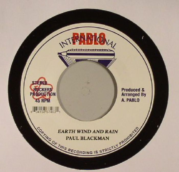 BLACKMAN, Paul - Earth Wind & Rain