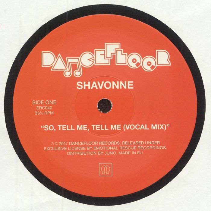 SHAVONNE - So Tell Me Tell Me