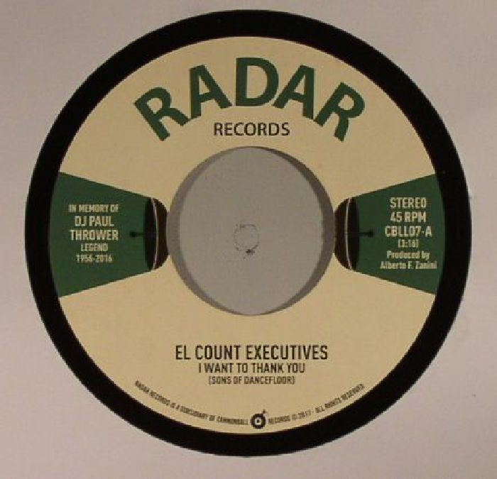 EL COUNT EXECUTIVES - I Want To Thank You