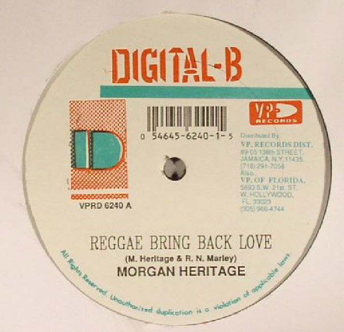 MORGAN HERITAGE/LUKIE D - Reggae Bring Back Love