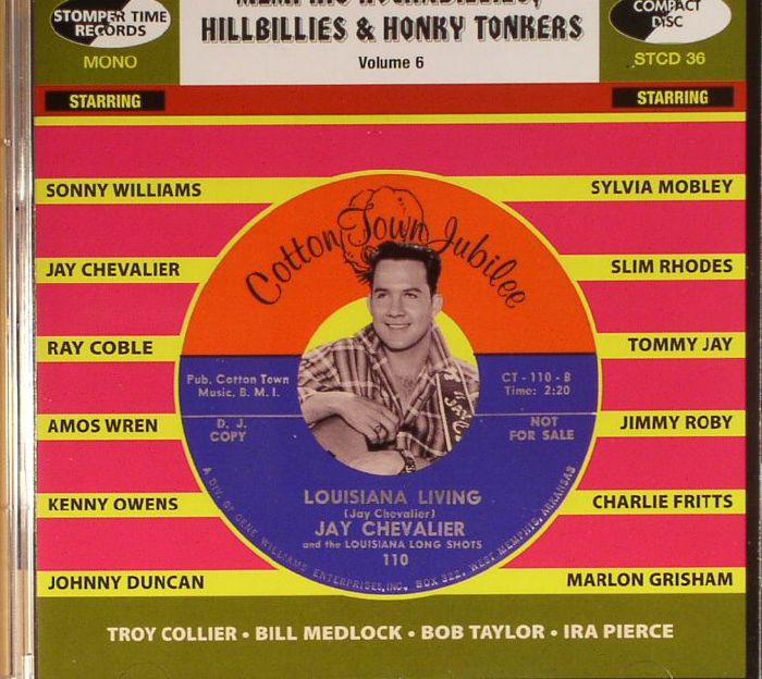 VARIOUS - Memphis Rockabillies Hillbillies & Honky Tonkers Volume 6