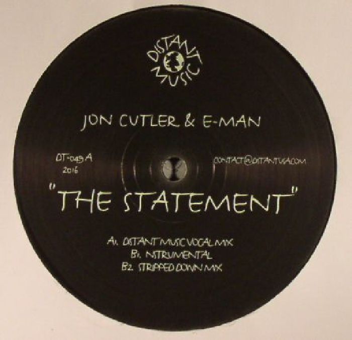 CUTLER, Jon/E MAN - The Statement