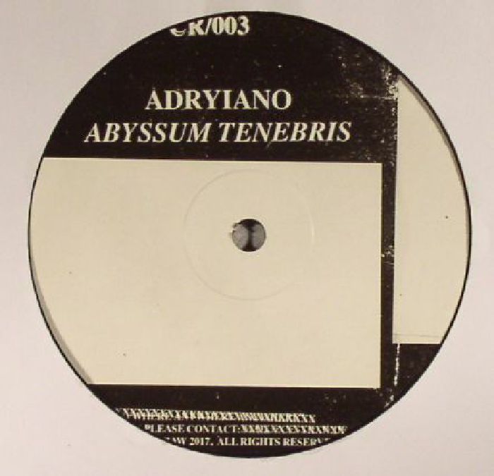 ADRYIANO - Abyssum Tenebris