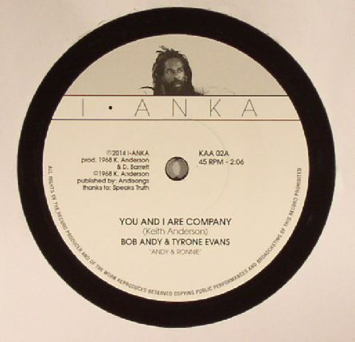 BOB ANDY/TYRONE EVANS - You & I Are Company