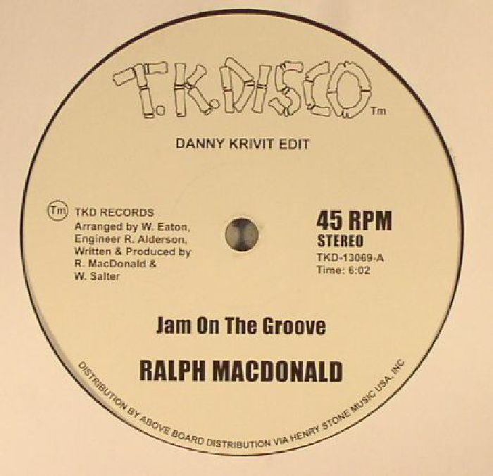 MACDONALD, Ralph/FOXY - Jam On The Groove (Danny Krivit edits) (reissue)