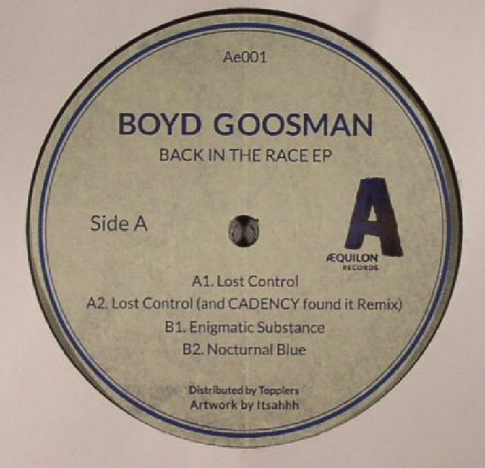 GOOSMAN, Boyd - Back In The Race EP