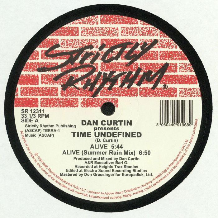 CURTIN, Dan presents TIME UNDEFINED - Alive (reissue)