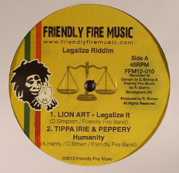 LION ART/TIPPA IRIE/PEPPERY/YT/MURRAY MAN/FRIENDLY FIRE BAND - Legalise It