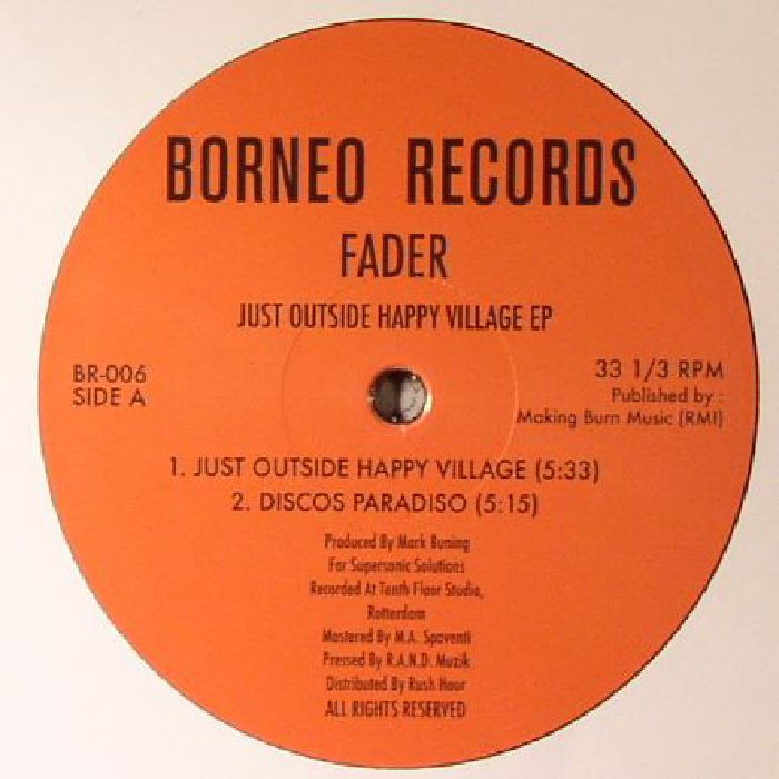 FADER - Just Outside Happy Village EP