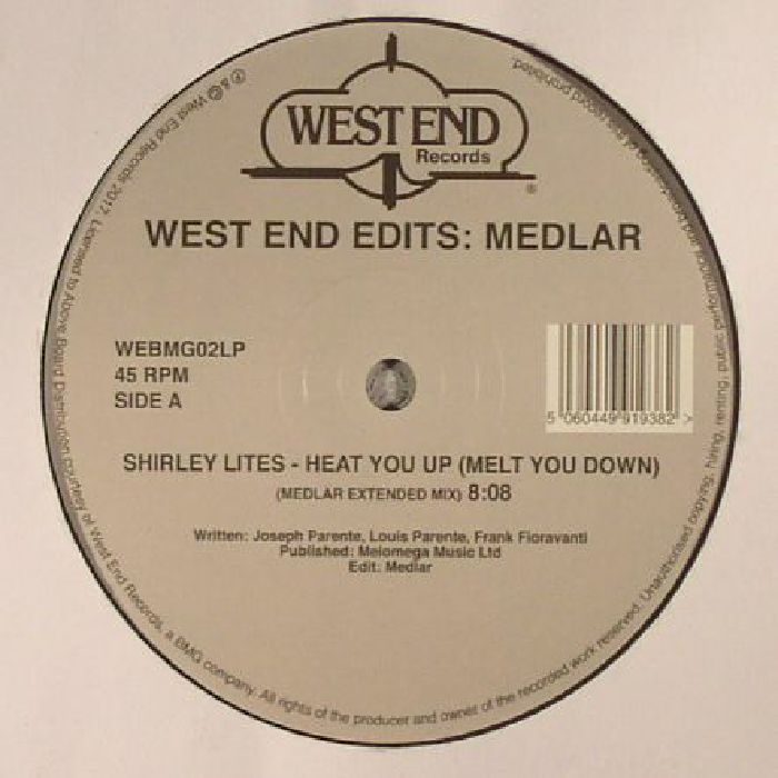 MEDLAR/SHIRLEY LITES/LOVE CLUB/KENIX/SWEET LIFE - West End Edits: Medlar