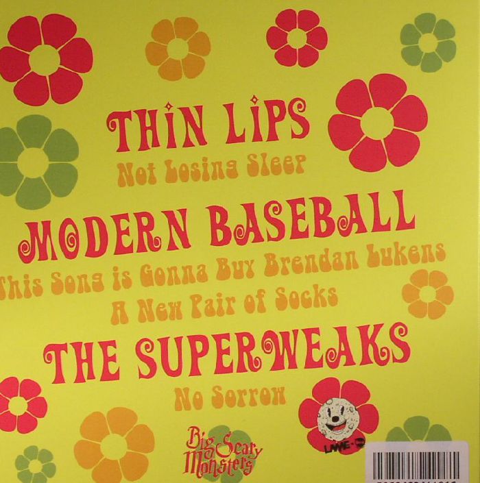 THIN LIPS/MODERN BASEBALL/THE SUPERWEAKS - Split