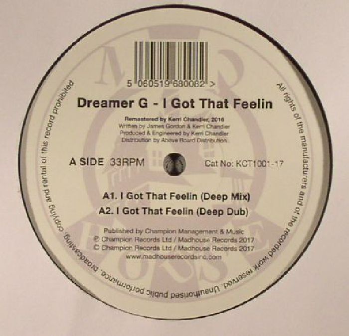DREAMER G - I Got That Feelin (reissue)
