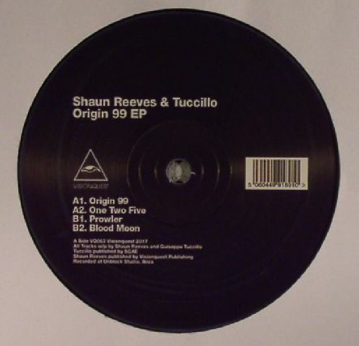 REEVES, Shaun/TUCCILLO - Origin 99 EP