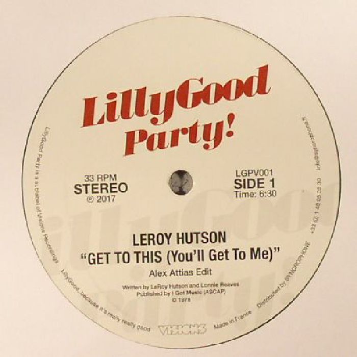 HUTSON, Leroy/MICHAEL GREGORY JACKSON - Get To This (You'll Get To Me)