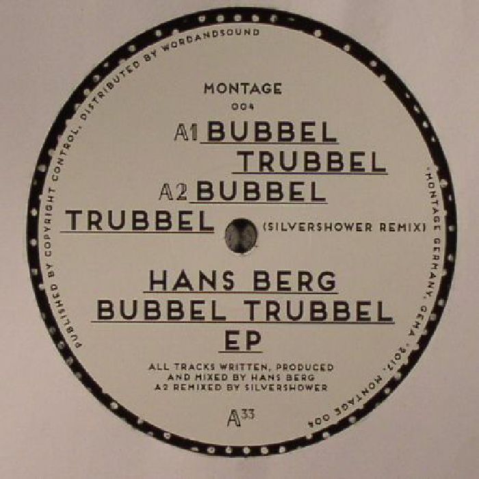 BERG, Hans - Bubbel Trubbel EP