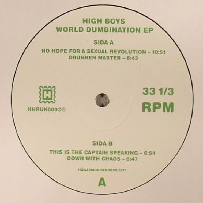 HIGH BOYS - World Dumbination EP