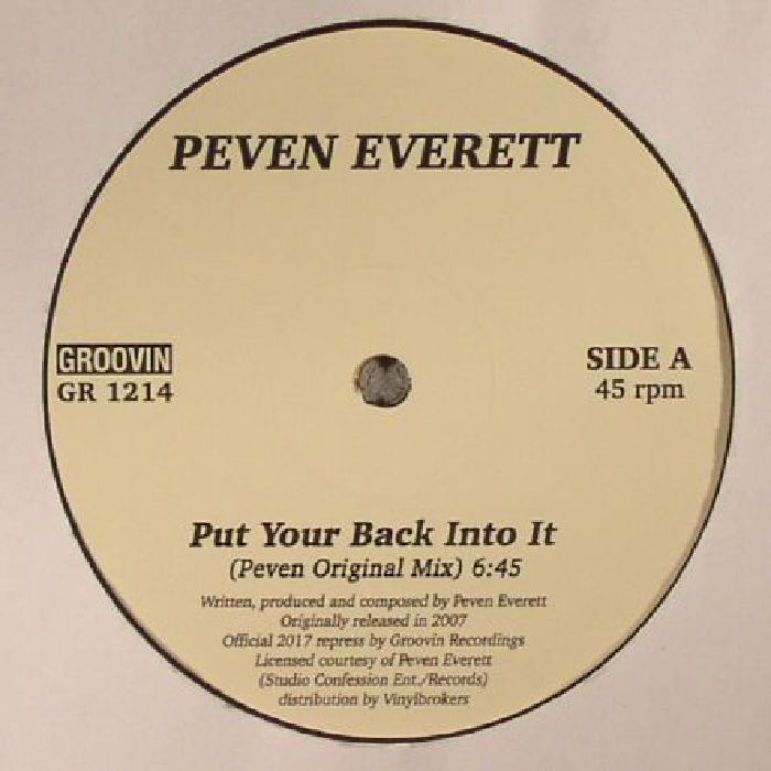 EVERETT, Peven - Put Your Back Into It (reissue)
