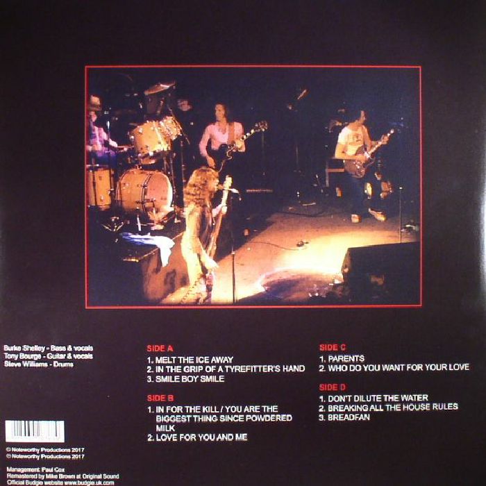 BUDGIE - Live In Los Angeles 1978 Vinyl at Juno Records.