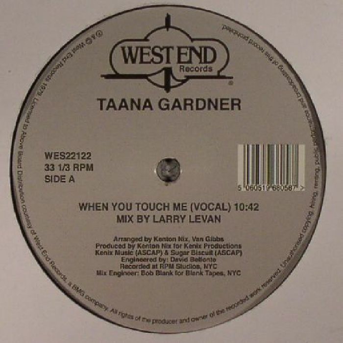 GARDNER, Taana - When You Touch Me (remastered)