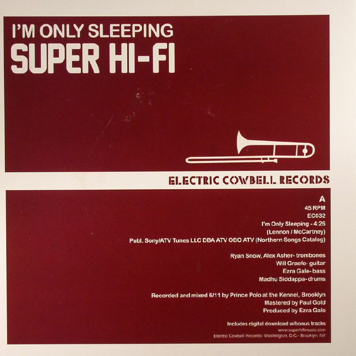 SUPER HI FI - I'm Only Sleeping (Record Store Day 2017)