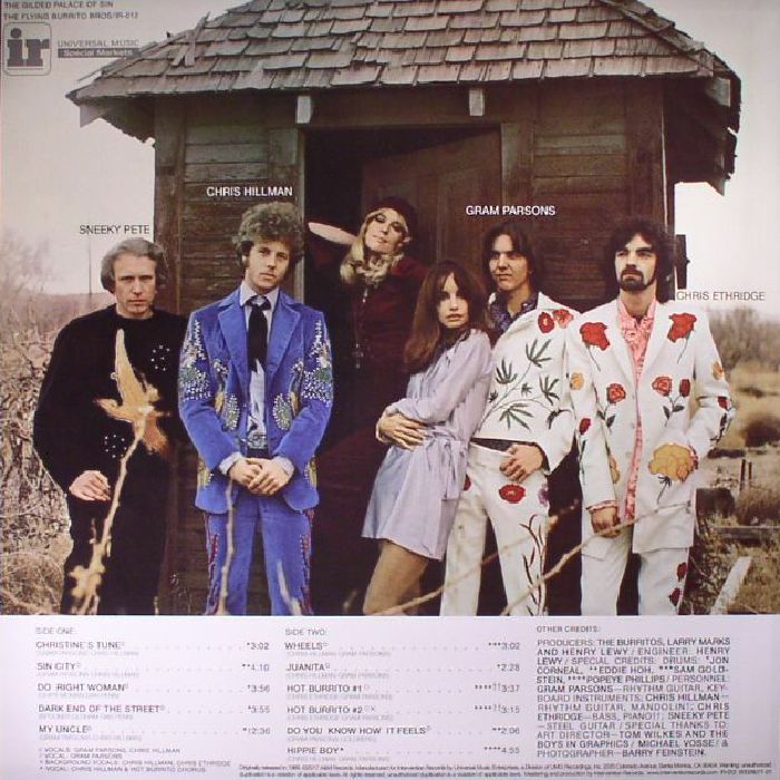 FLYING BURRITO BROTHERS, The - The Gilded Palace Of Sin (remastered)
