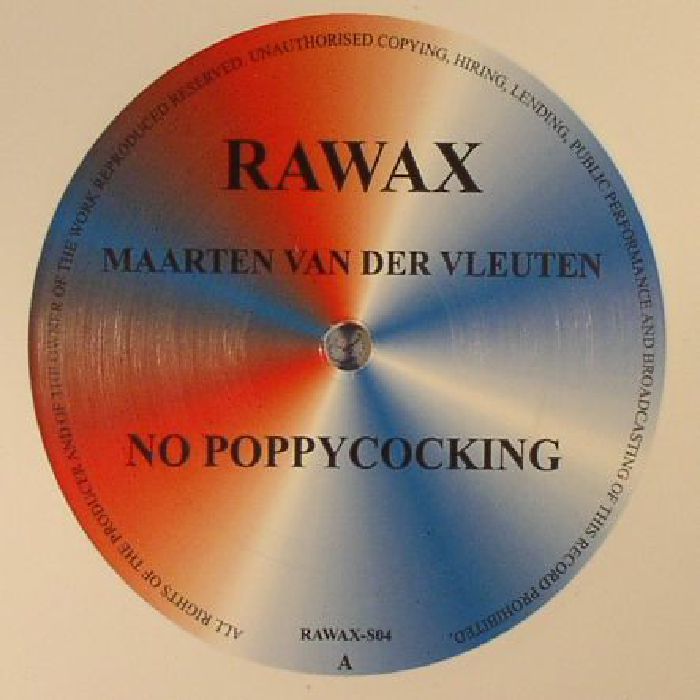 VAN DER VLEUTEN, Maarten - No Poppycocking