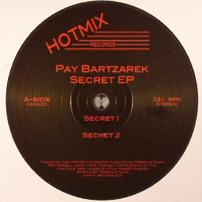 PAY BARTZAREK - Secret EP