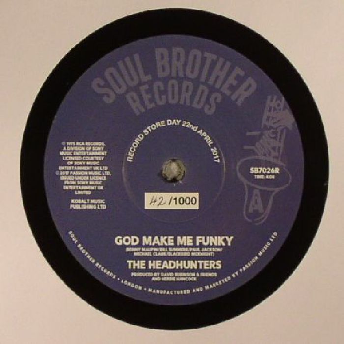 HEADHUNTERS, The - God Make Me Funky (Record Store Day 2017)