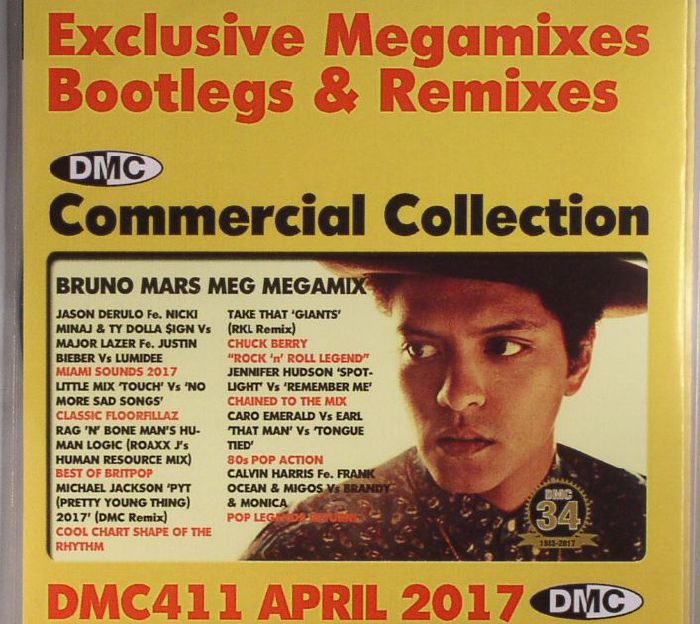 VARIOUS - DMC Commercial Collection April 2017: Exclusive Megamixes Bootlegs & Remixes (Strictly DJ Only)