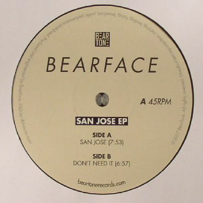 BEARFACE - San Jose EP