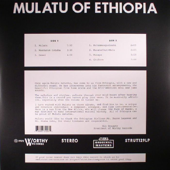 Mulatu ASTATKE - Mulatu Of Ethiopia (reissue)