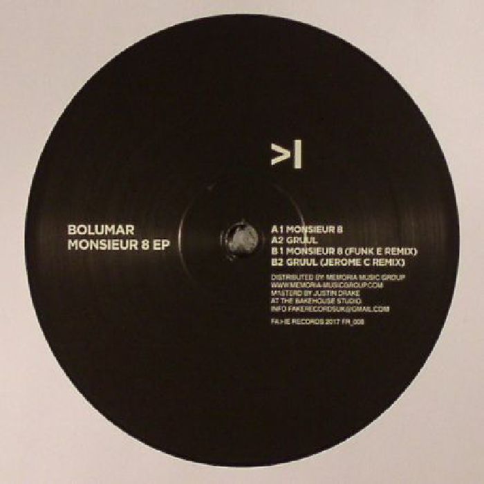 BOLUMAR - Monsieur 8 EP