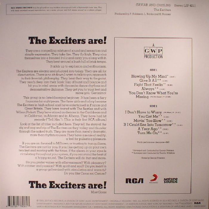 EXCITERS, The - Caviar & Chitlins