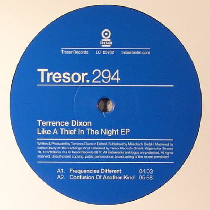 DIXON, Terrence - Like A Thief In The Night EP
